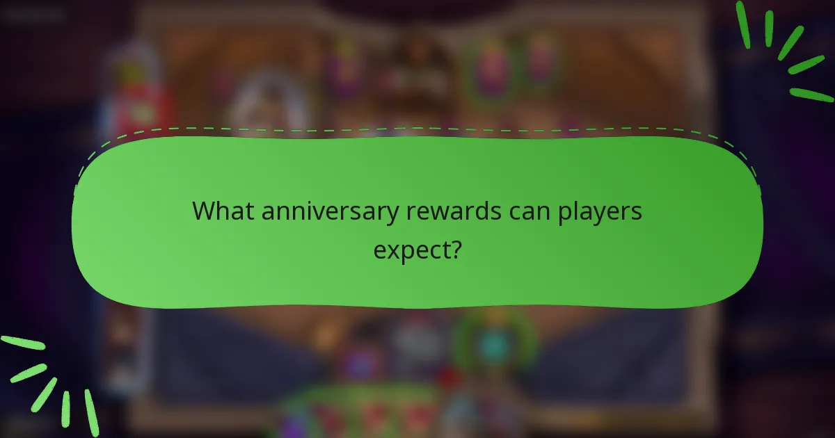 What anniversary rewards can players expect?